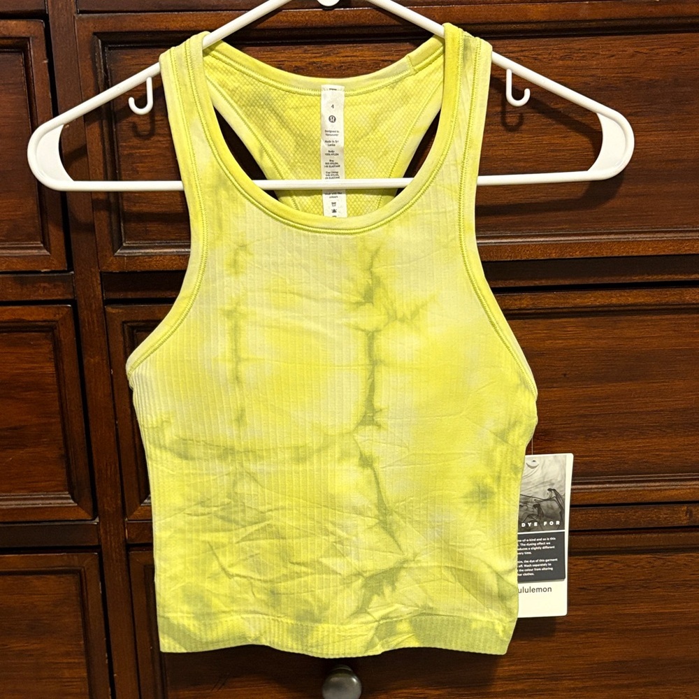 Lululemon Ebb to Street RB Crop Tank: Marble Dye